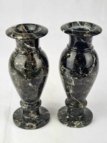 Onyx Black Vase Set