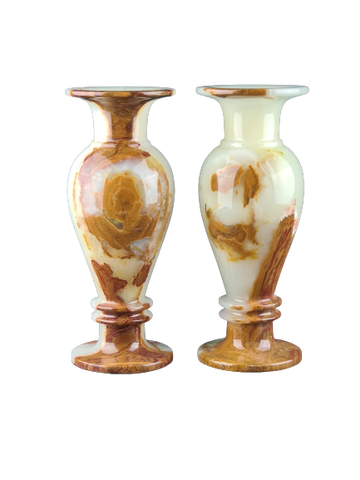Onyx White Vase Set