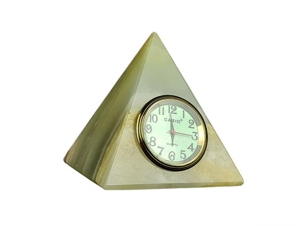 Triangle Clock Paper Weight