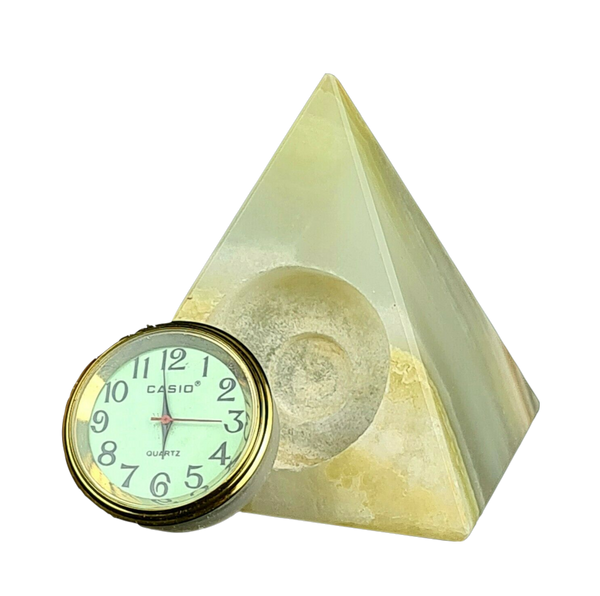 Triangle Clock Paper Weight