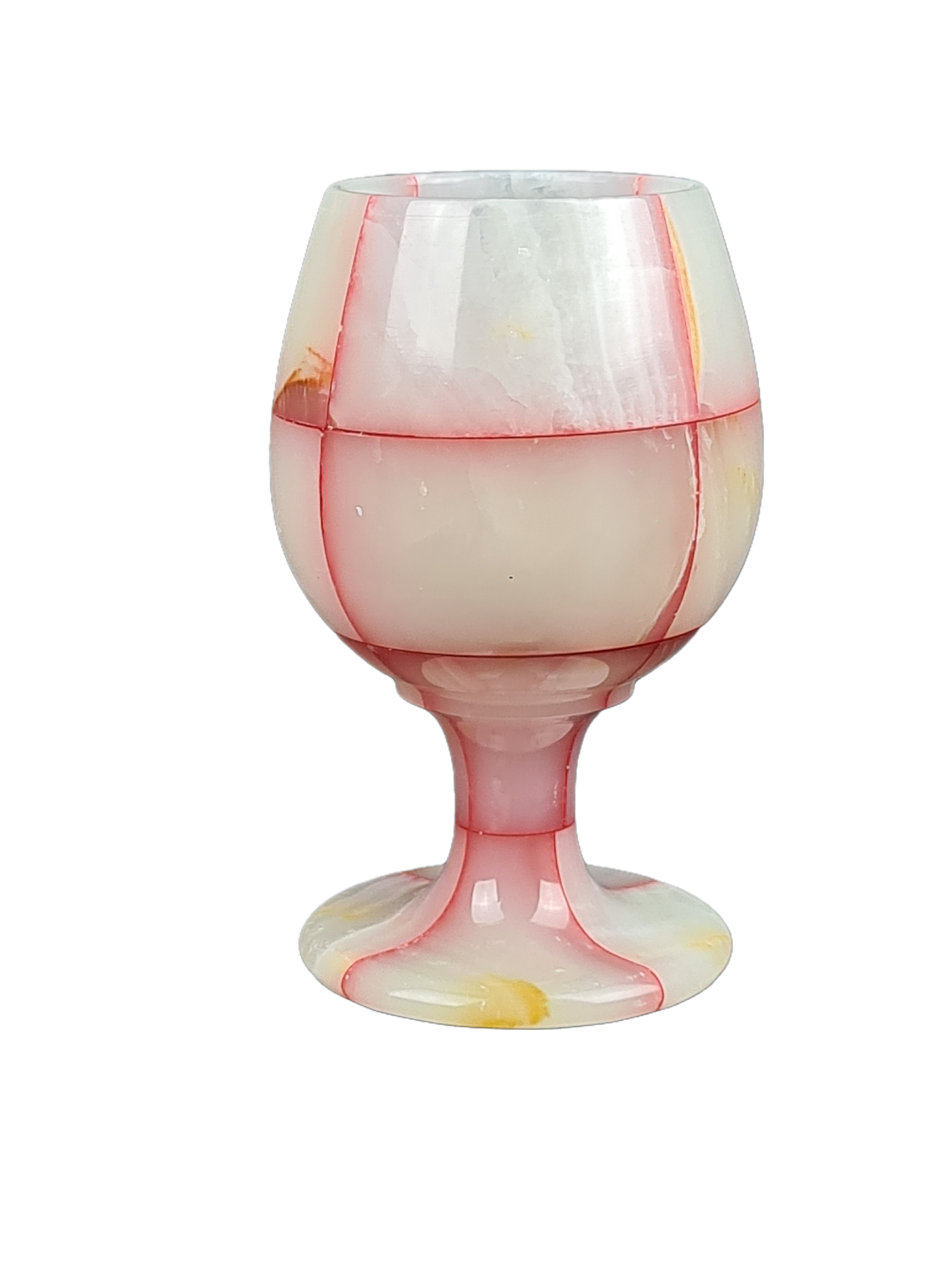 Onyx Goblets (Set of 6), Onyx Wine Glasses, Marble carved glasses