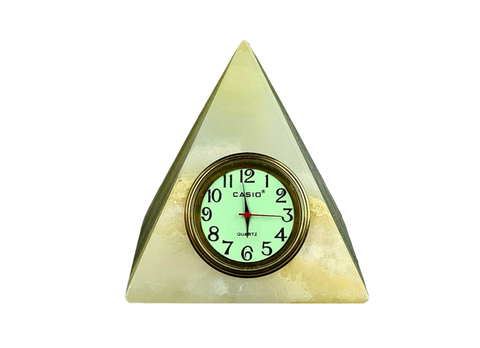 Triangle Clock Paper Weight