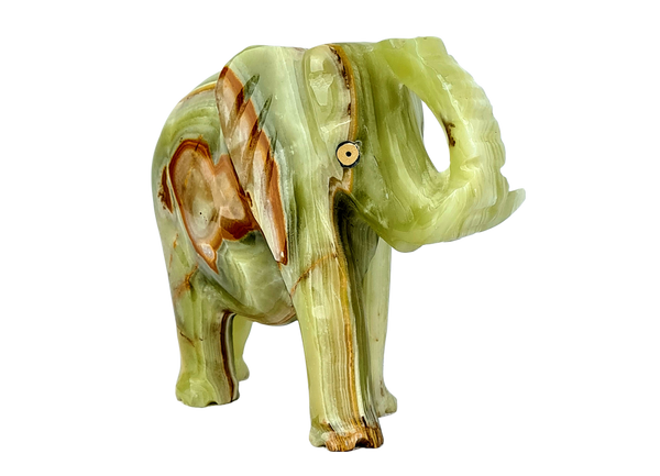 Elephant Ornament Sculpture Hand Crafted in Marble