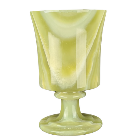 Onyx Goblets (Set of 6), Onyx Wine Glasses, Marble carved glasses