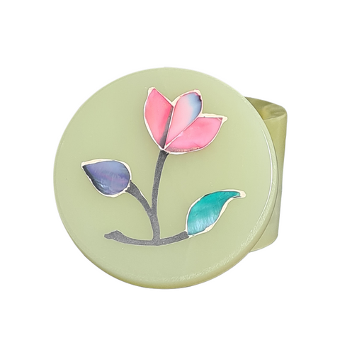 Hand Painted and Hand Crafted Small Marble Jewellery Box