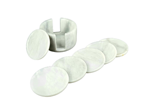 Coaster Set White