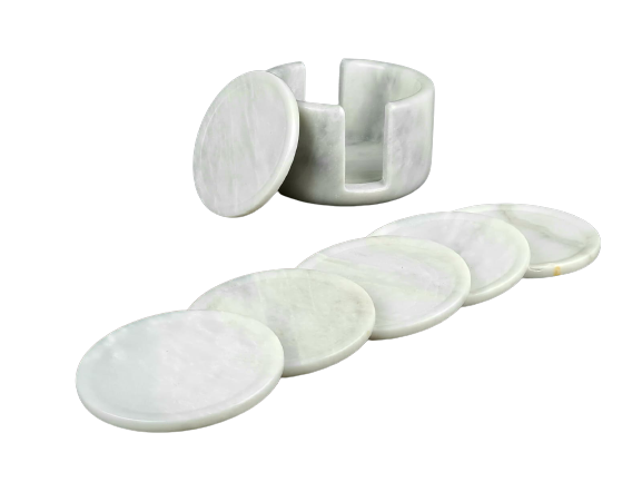 Coaster Set White