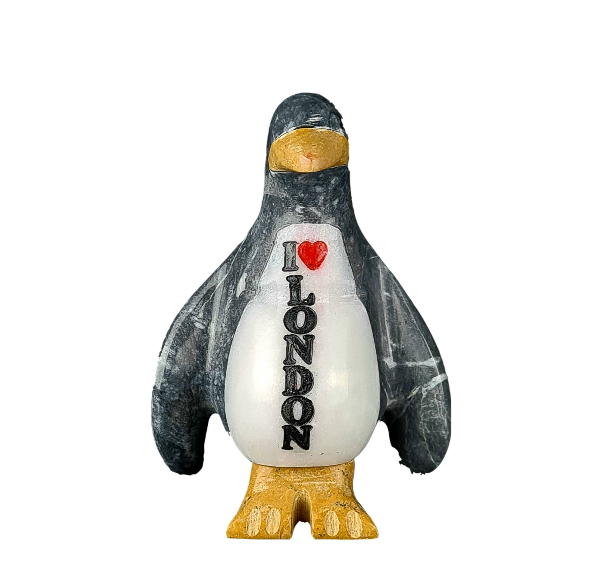 Penguin Hand Carved Onyx Maniature