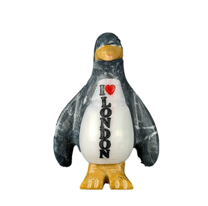 Penguin Hand Carved Onyx Maniature