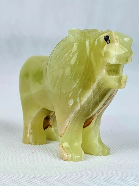 Green Onyx Lion