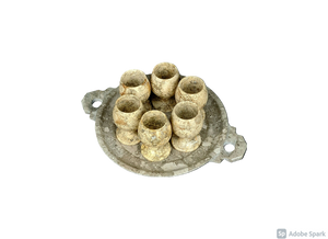 Wine Cup Tray With Fossile