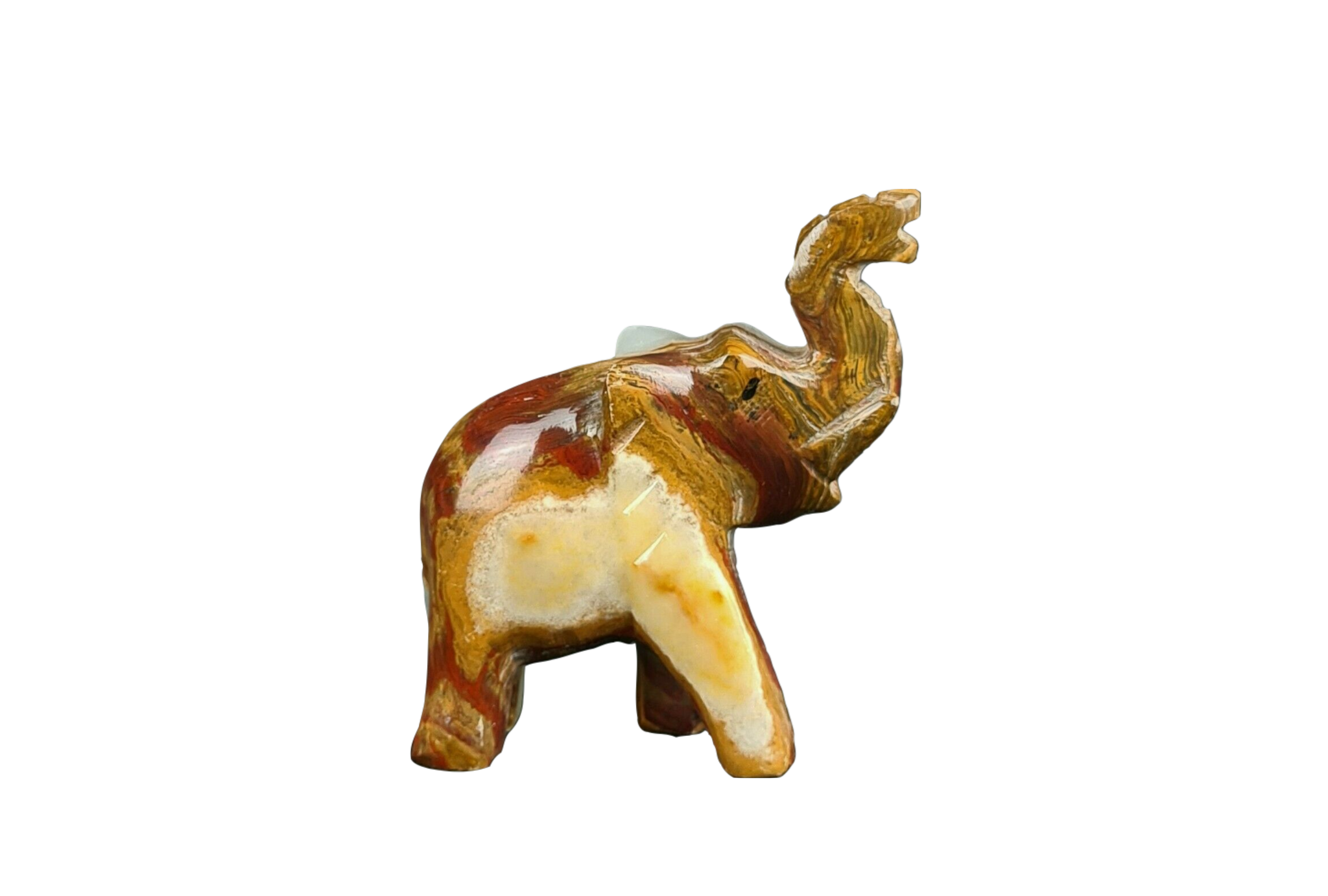 Hand Carved Elephant 3"