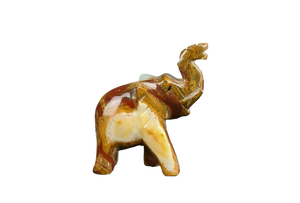 Hand Carved Elephant 3"