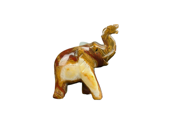 Hand Carved Elephant 3"