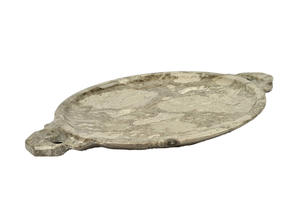 Fossil Onyx Hand Crafted Serving Tray Set